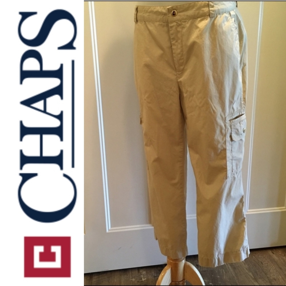 CHAPS Capri khaki pants